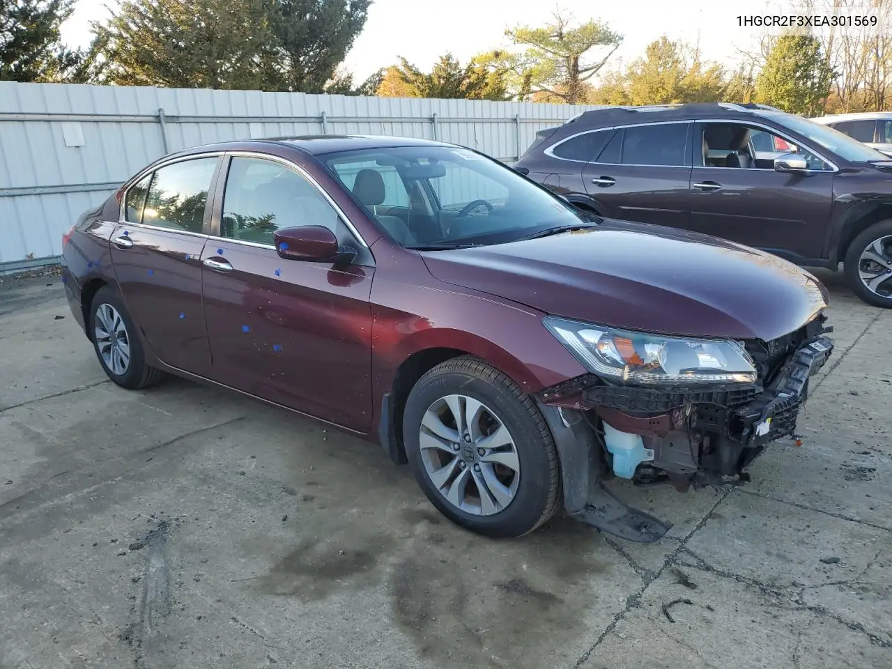 1HGCR2F3XEA301569 2014 Honda Accord Lx
