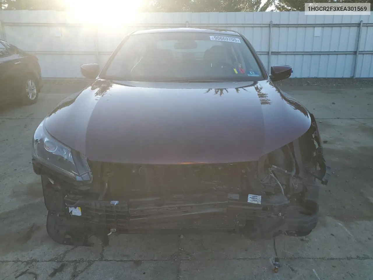 1HGCR2F3XEA301569 2014 Honda Accord Lx