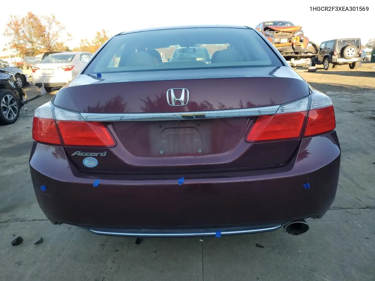 1HGCR2F3XEA301569 2014 Honda Accord Lx