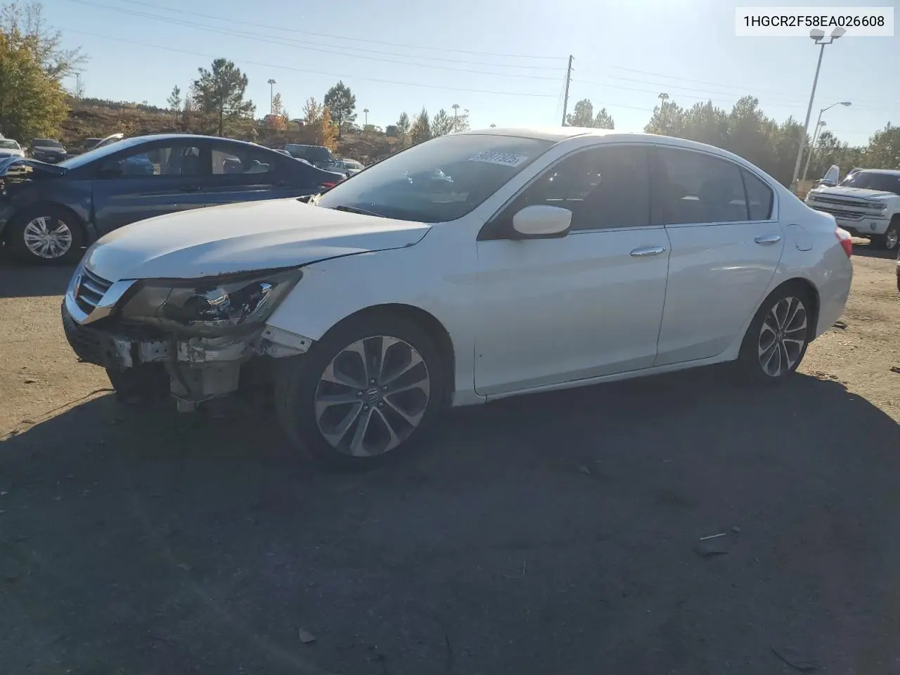 1HGCR2F58EA026608 2014 Honda Accord Sport