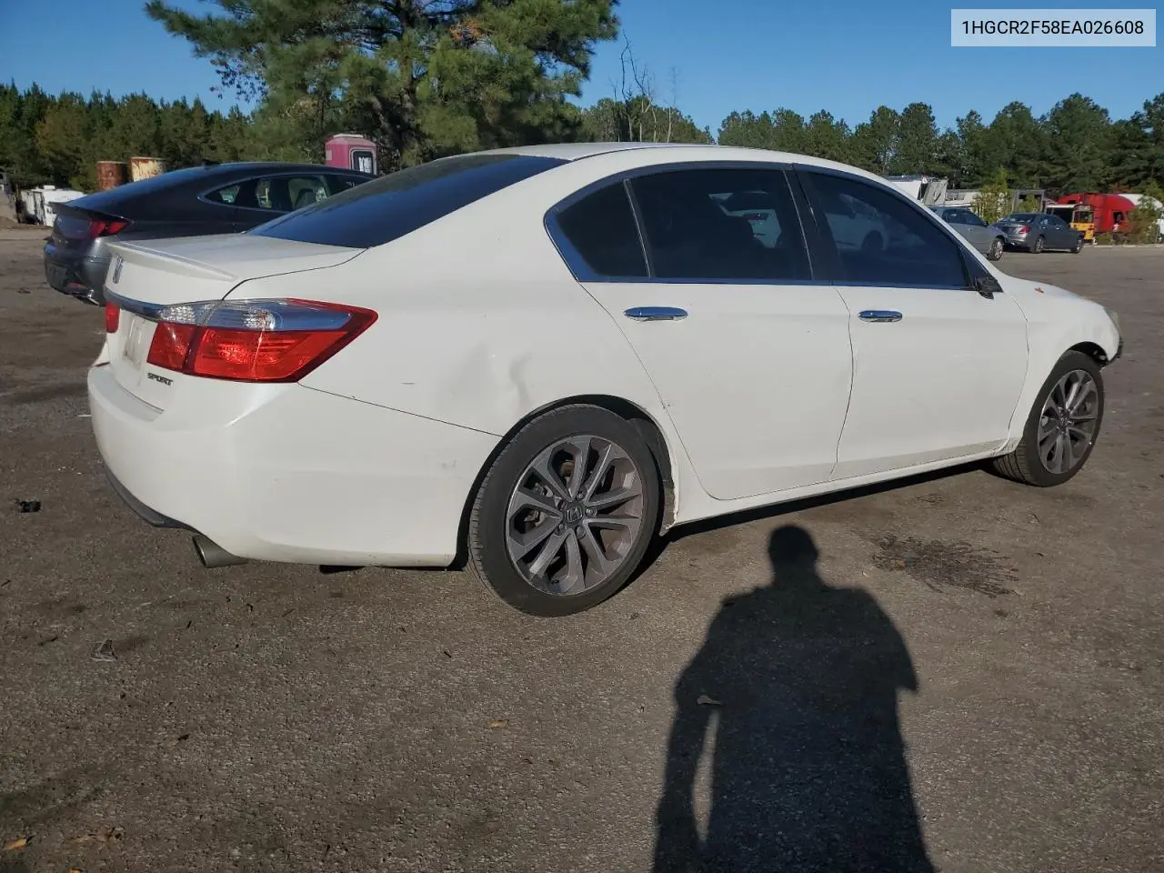 1HGCR2F58EA026608 2014 Honda Accord Sport