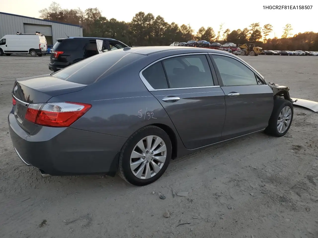 1HGCR2F81EA158507 2014 Honda Accord Exl