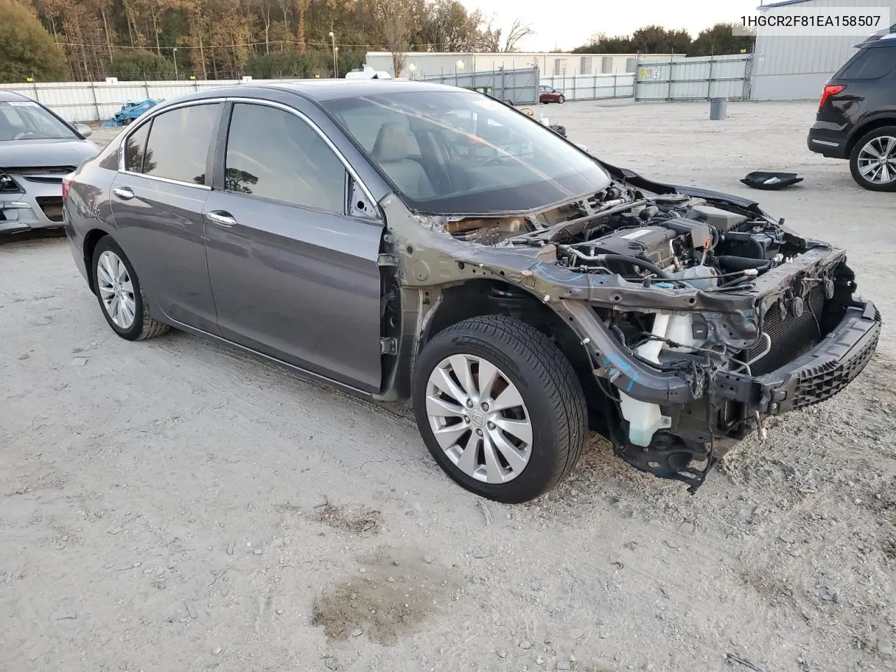 1HGCR2F81EA158507 2014 Honda Accord Exl