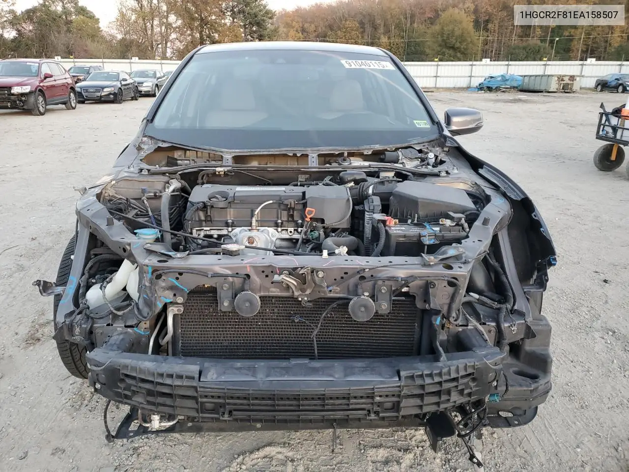 1HGCR2F81EA158507 2014 Honda Accord Exl