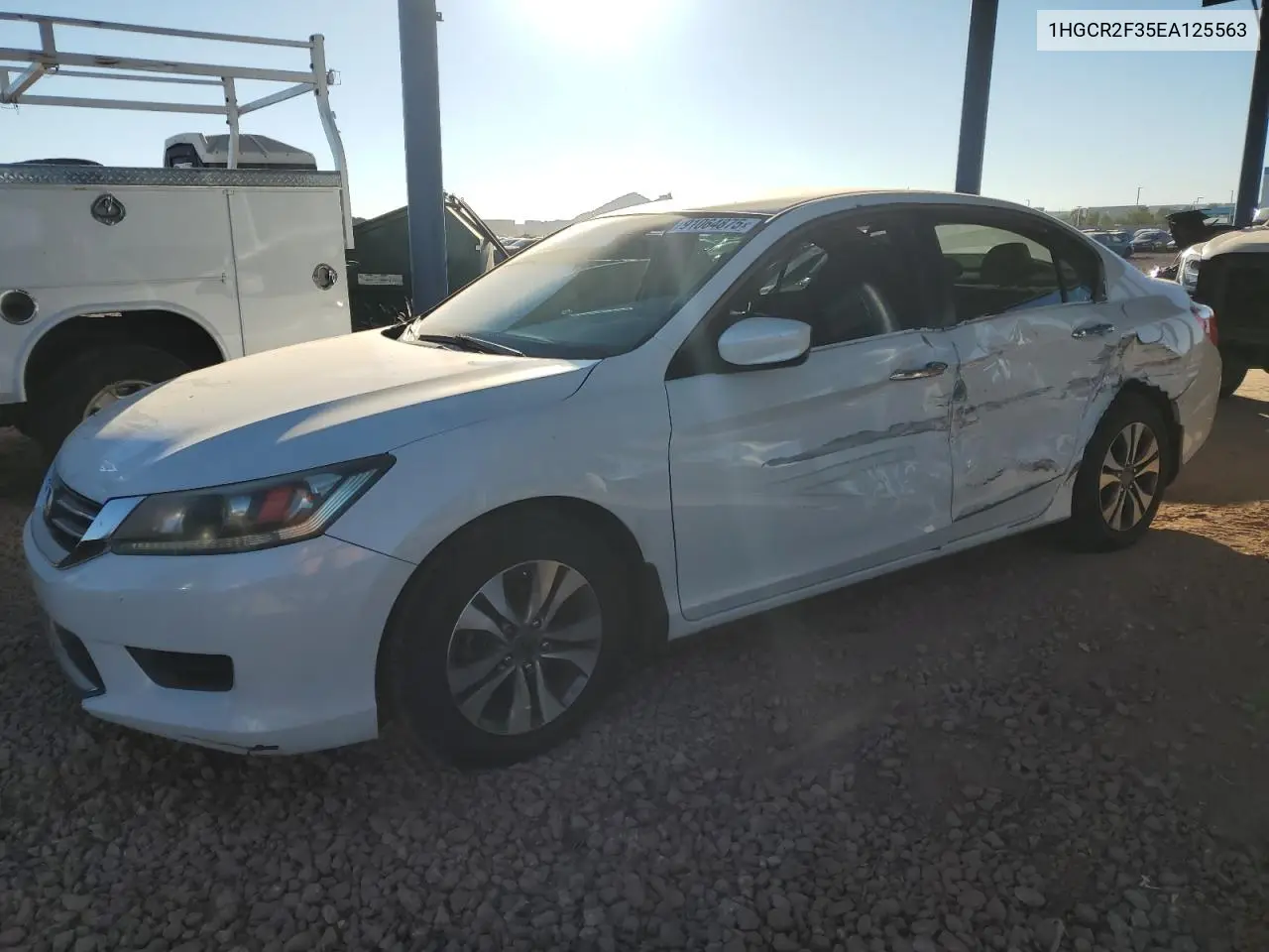 1HGCR2F35EA125563 2014 Honda Accord Lx