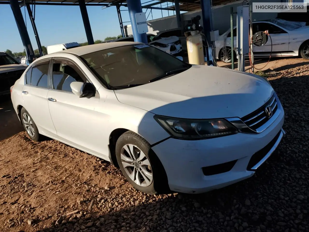 1HGCR2F35EA125563 2014 Honda Accord Lx