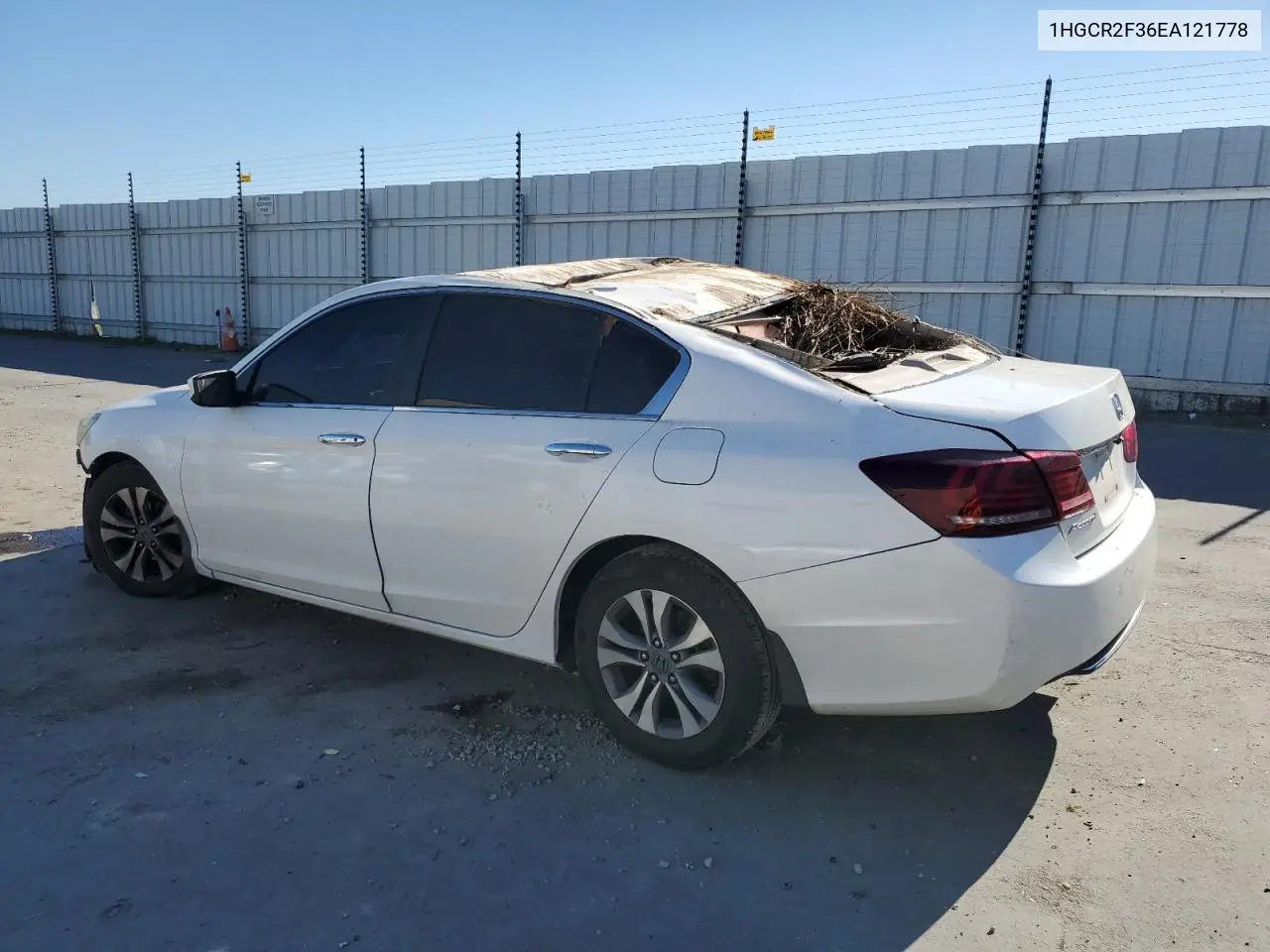 1HGCR2F36EA121778 2014 Honda Accord Lx