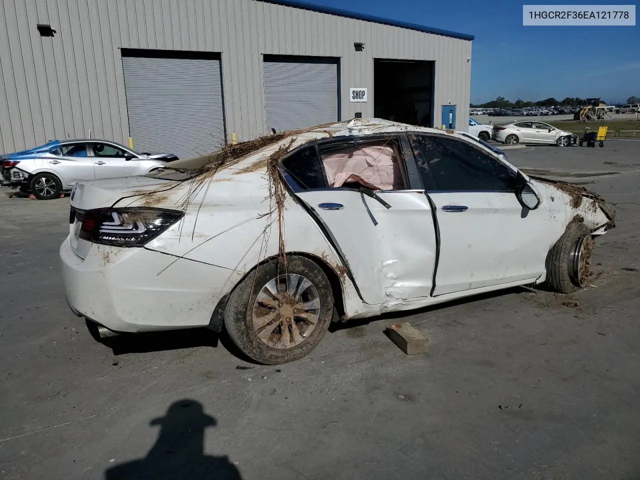 1HGCR2F36EA121778 2014 Honda Accord Lx