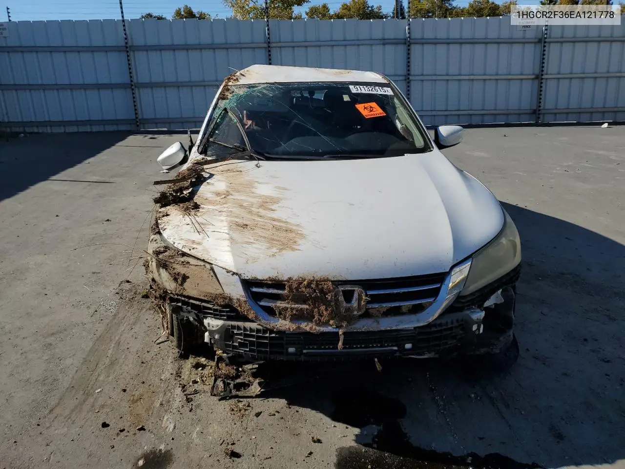 1HGCR2F36EA121778 2014 Honda Accord Lx
