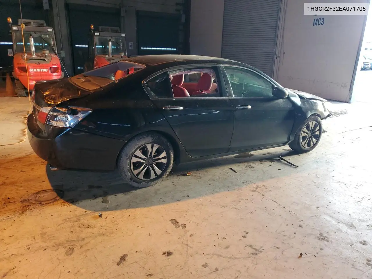 1HGCR2F32EA071705 2014 Honda Accord Lx