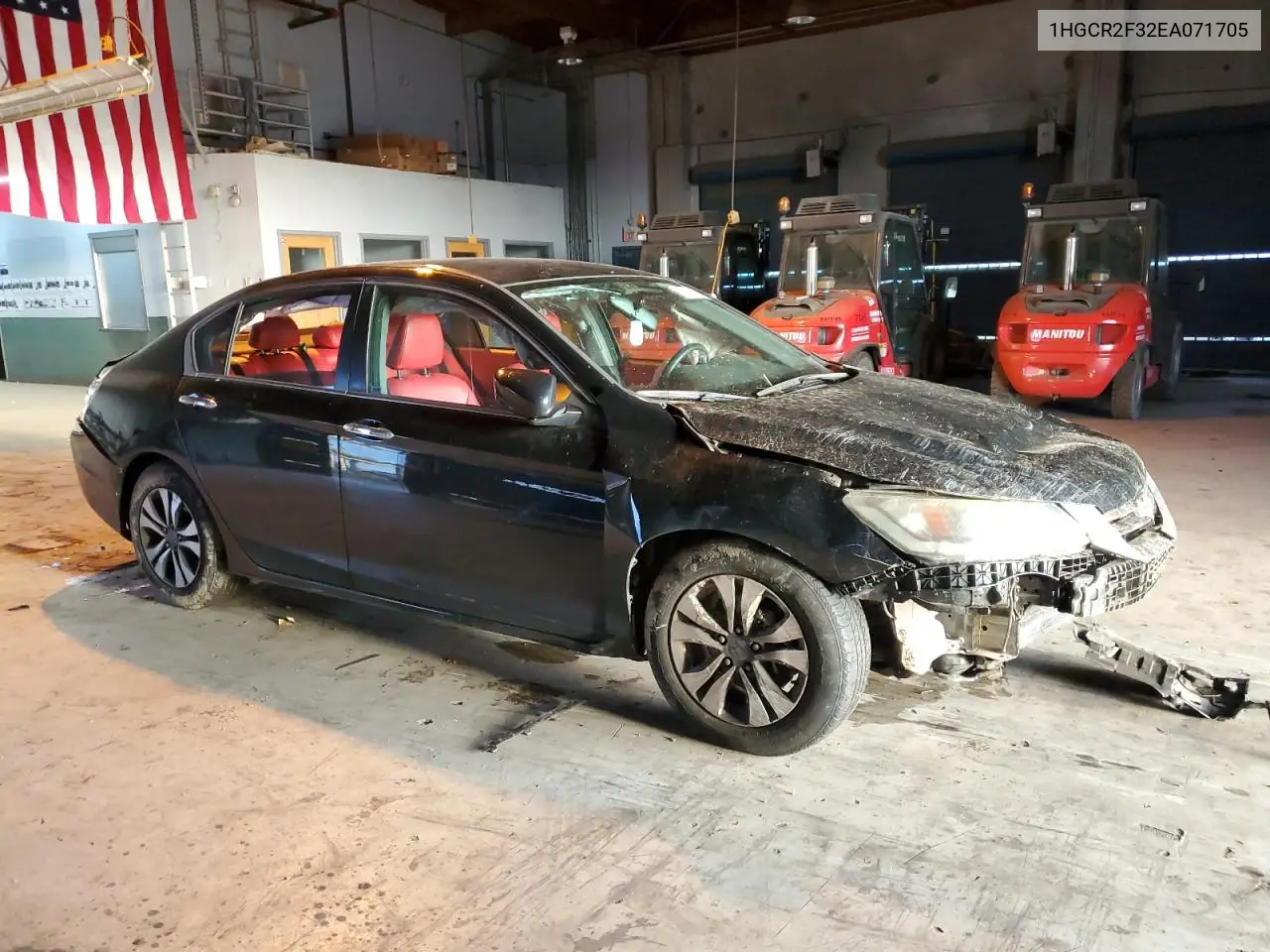 1HGCR2F32EA071705 2014 Honda Accord Lx
