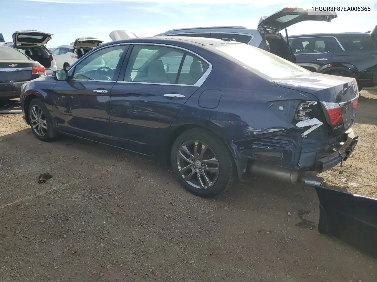 1HGCR3F87EA006365 2014 Honda Accord Exl