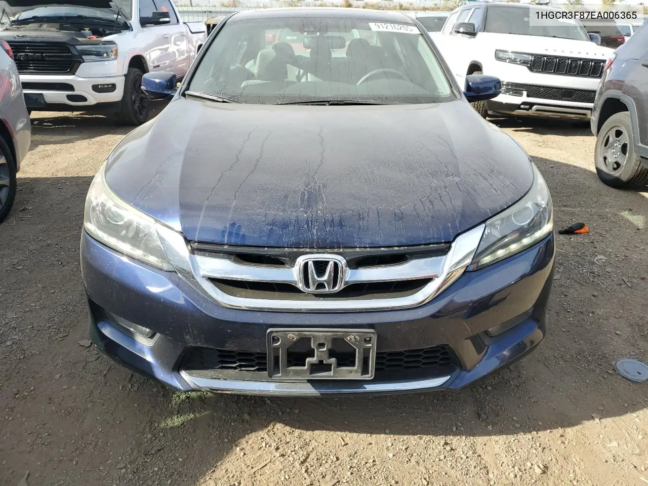 1HGCR3F87EA006365 2014 Honda Accord Exl