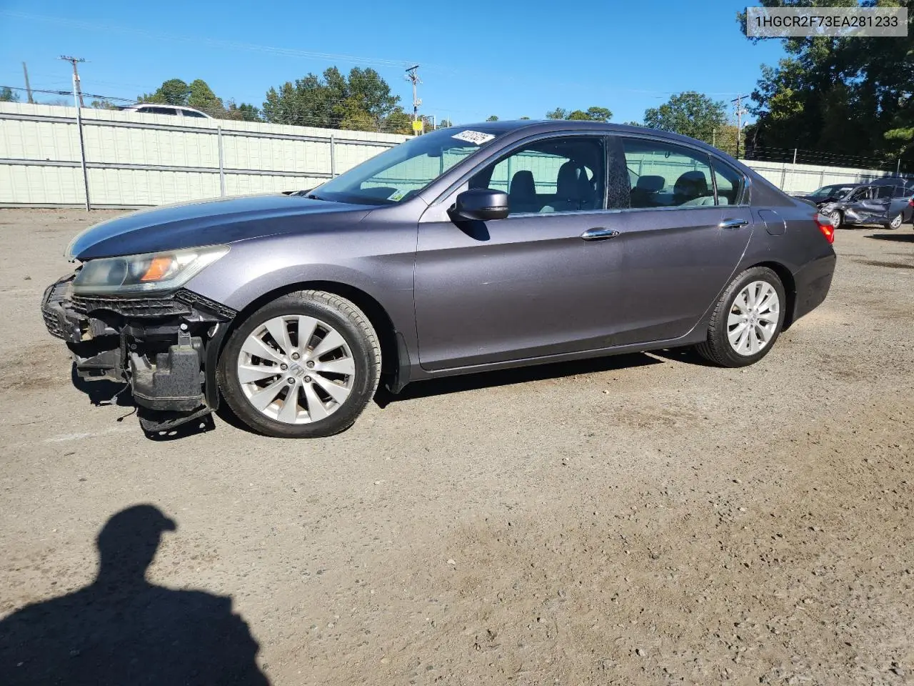 1HGCR2F73EA281233 2014 Honda Accord Ex