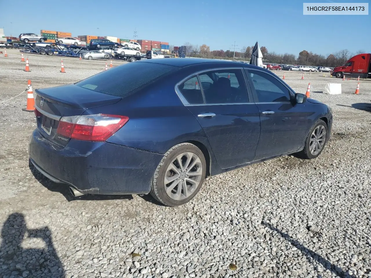 1HGCR2F58EA144173 2014 Honda Accord Sport