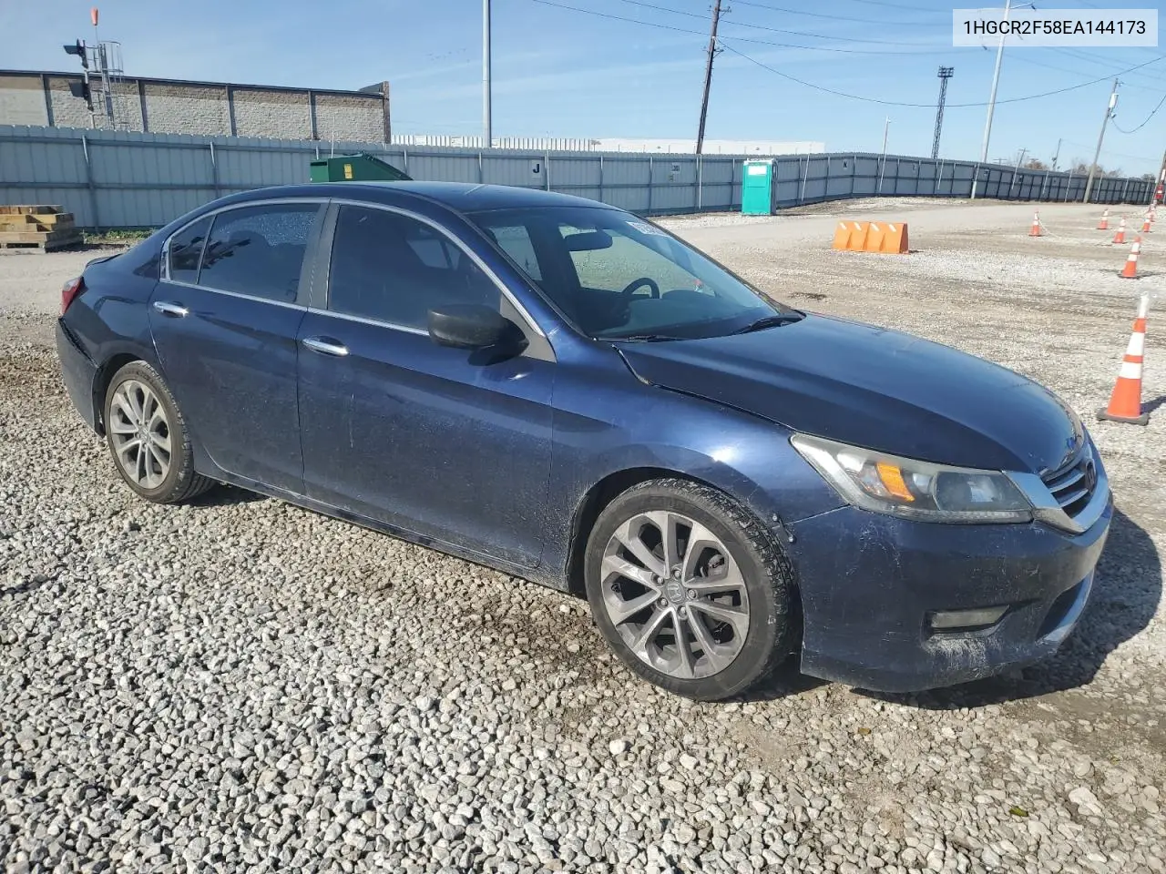 1HGCR2F58EA144173 2014 Honda Accord Sport