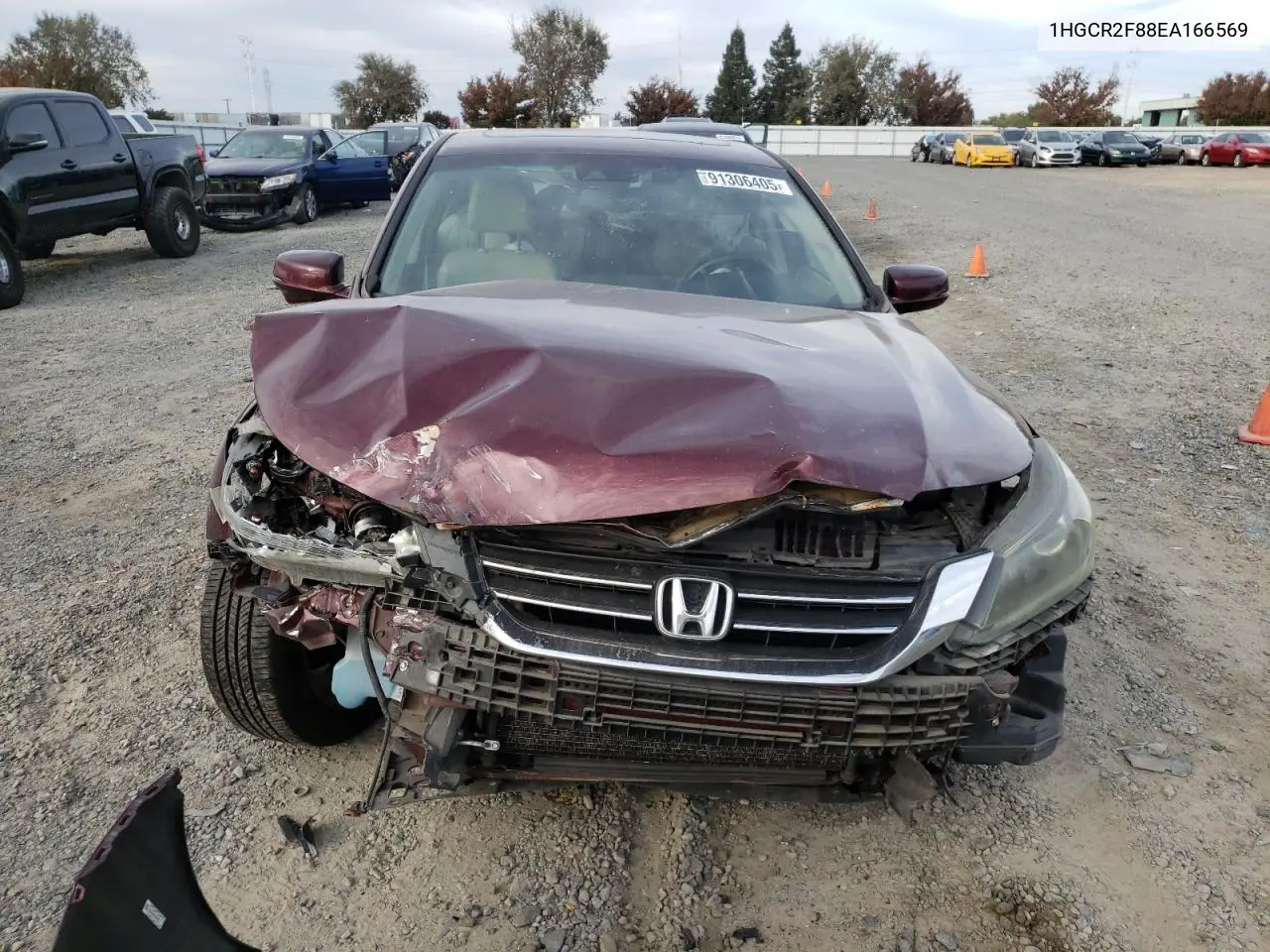 1HGCR2F88EA166569 2014 Honda Accord Exl