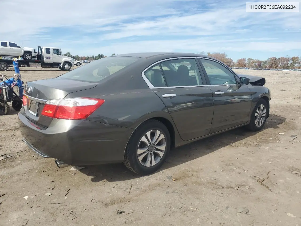 1HGCR2F36EA092234 2014 Honda Accord Lx