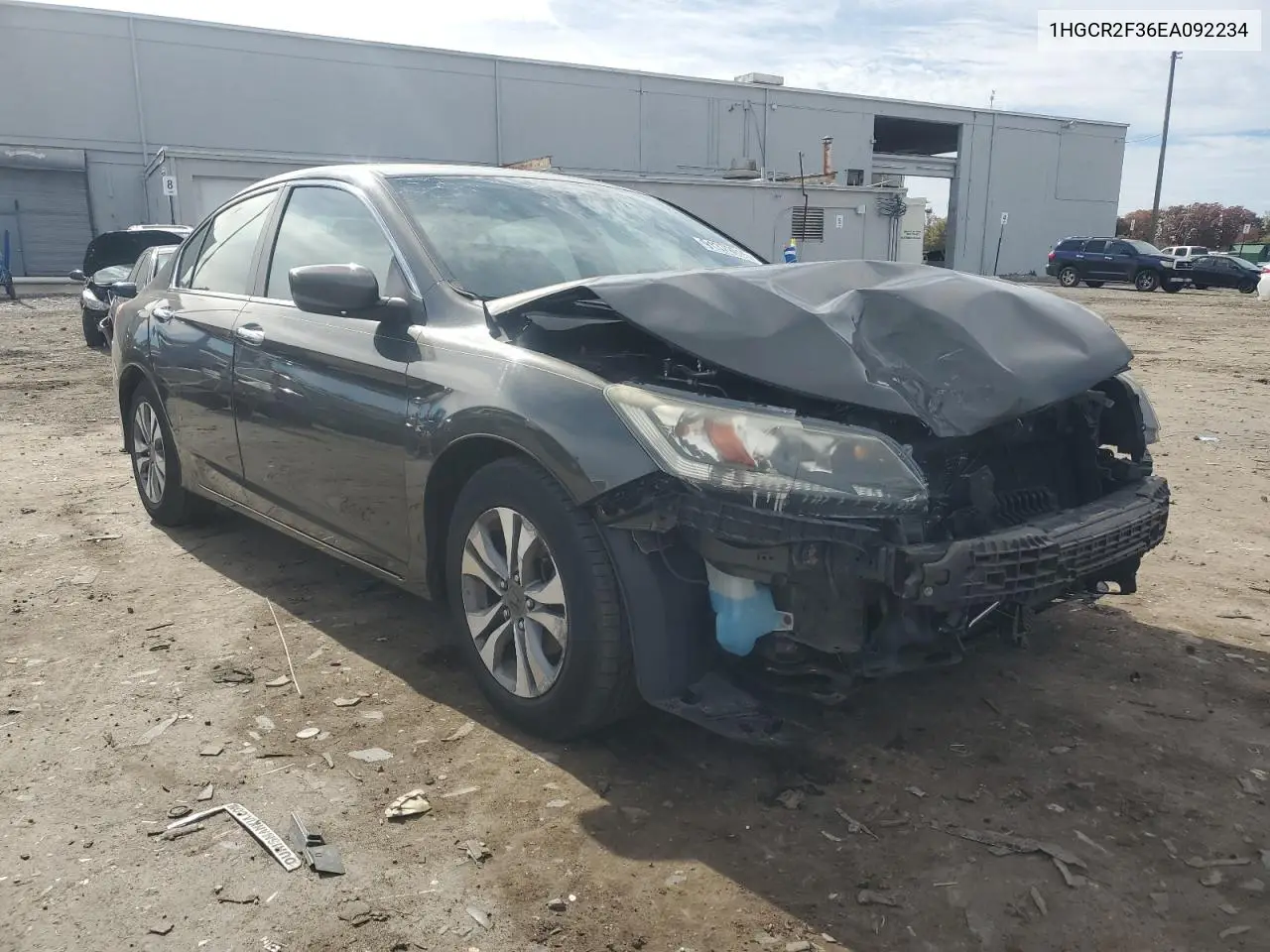 1HGCR2F36EA092234 2014 Honda Accord Lx