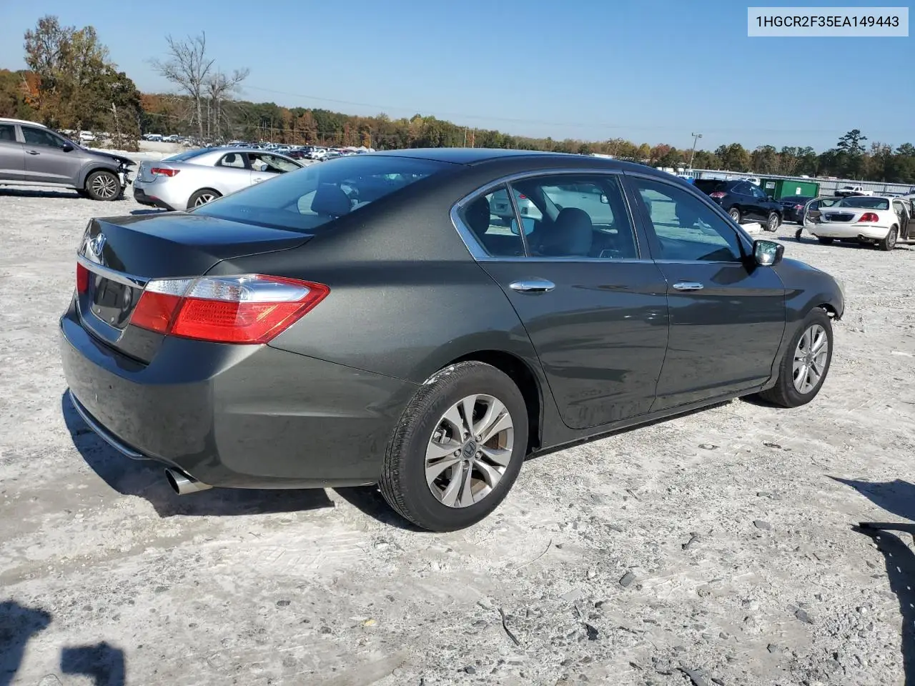 1HGCR2F35EA149443 2014 Honda Accord Lx
