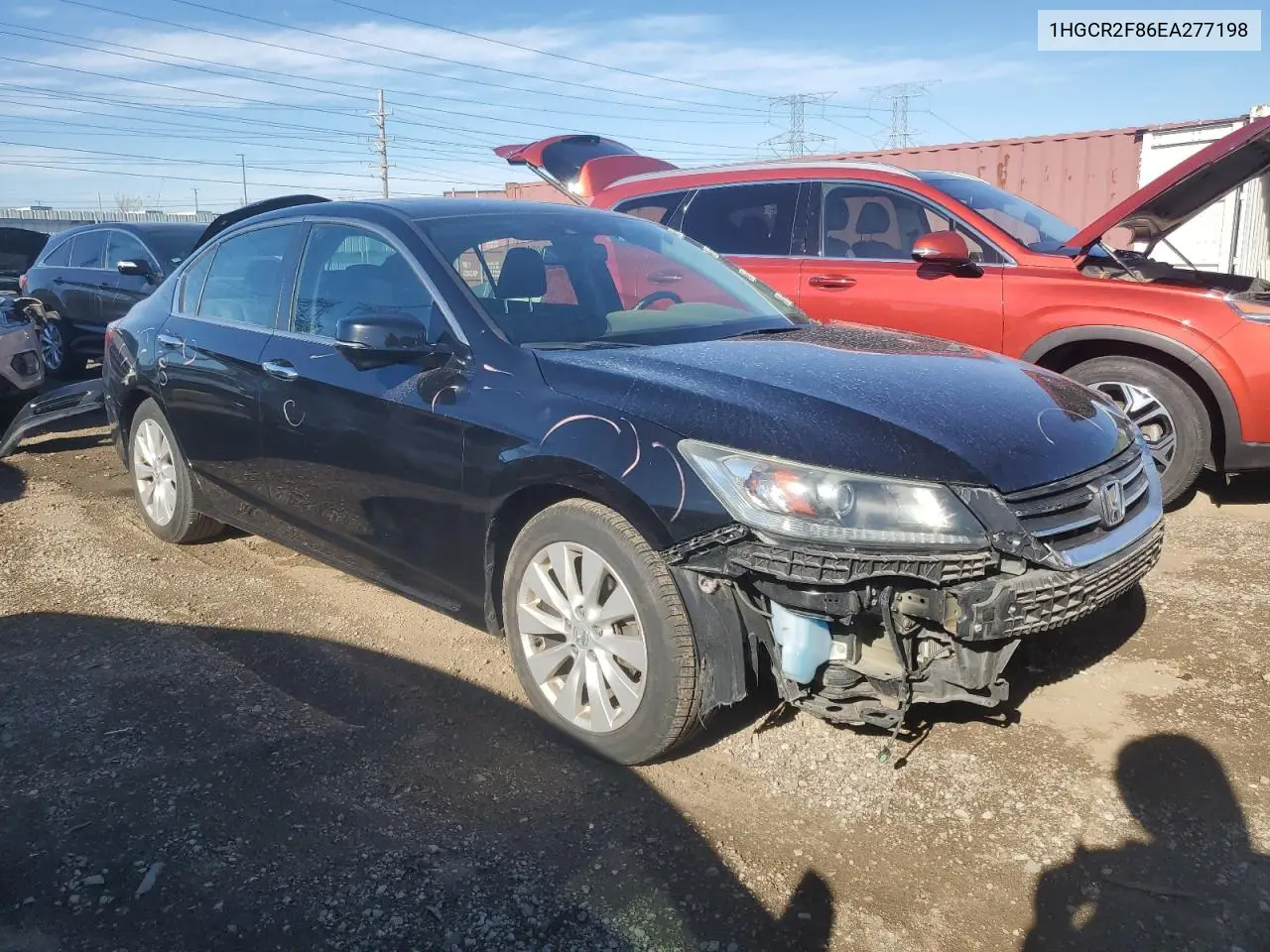 1HGCR2F86EA277198 2014 Honda Accord Exl