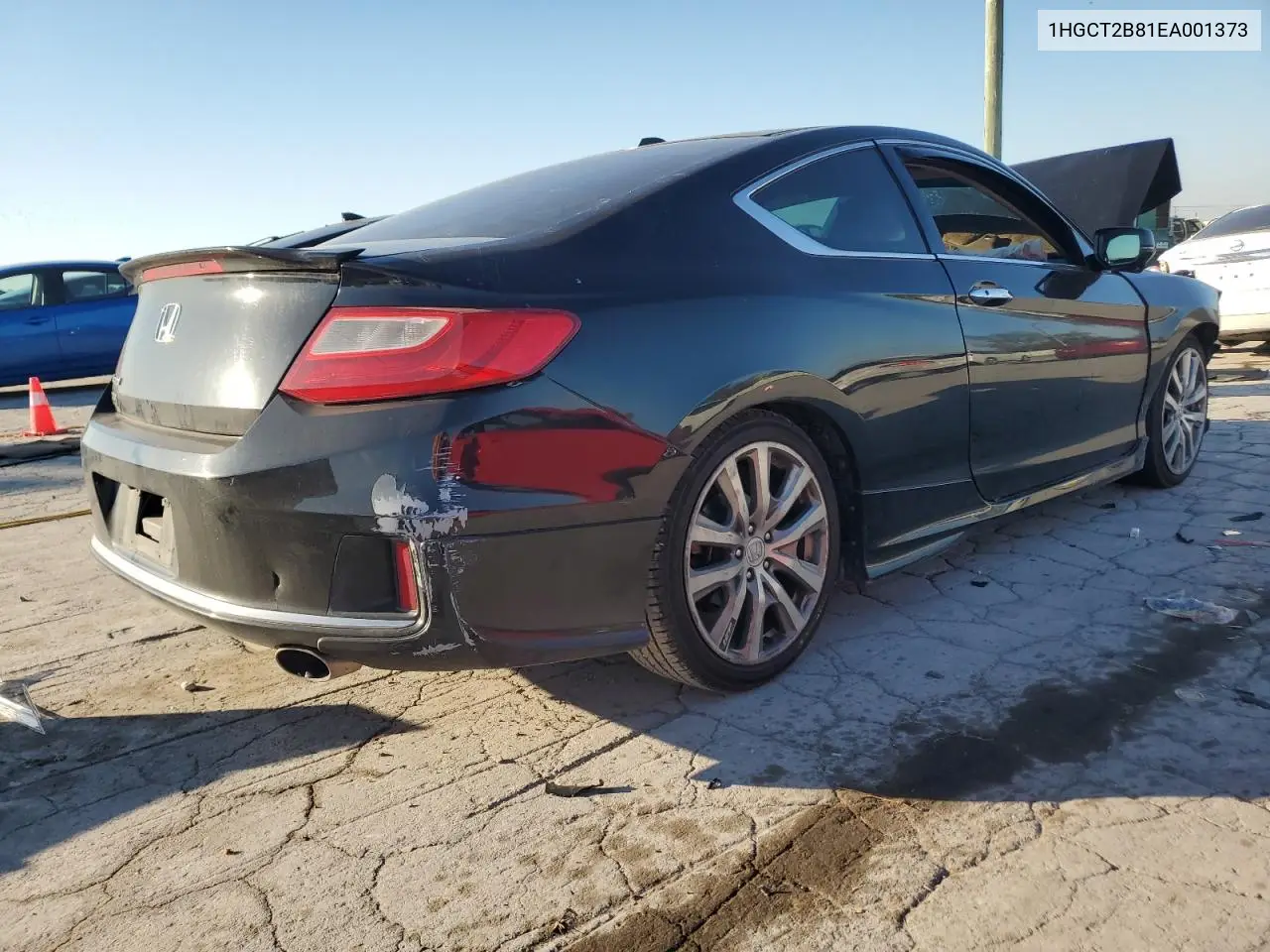 1HGCT2B81EA001373 2014 Honda Accord Exl