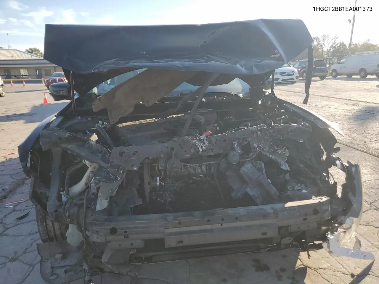 1HGCT2B81EA001373 2014 Honda Accord Exl
