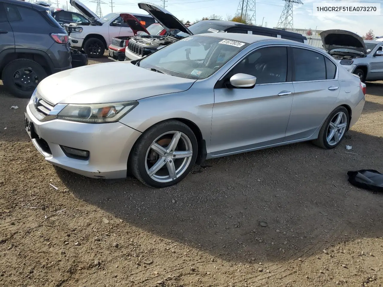 1HGCR2F51EA073270 2014 Honda Accord Sport