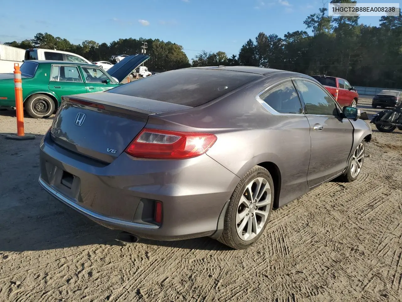 1HGCT2B88EA008238 2014 Honda Accord Exl