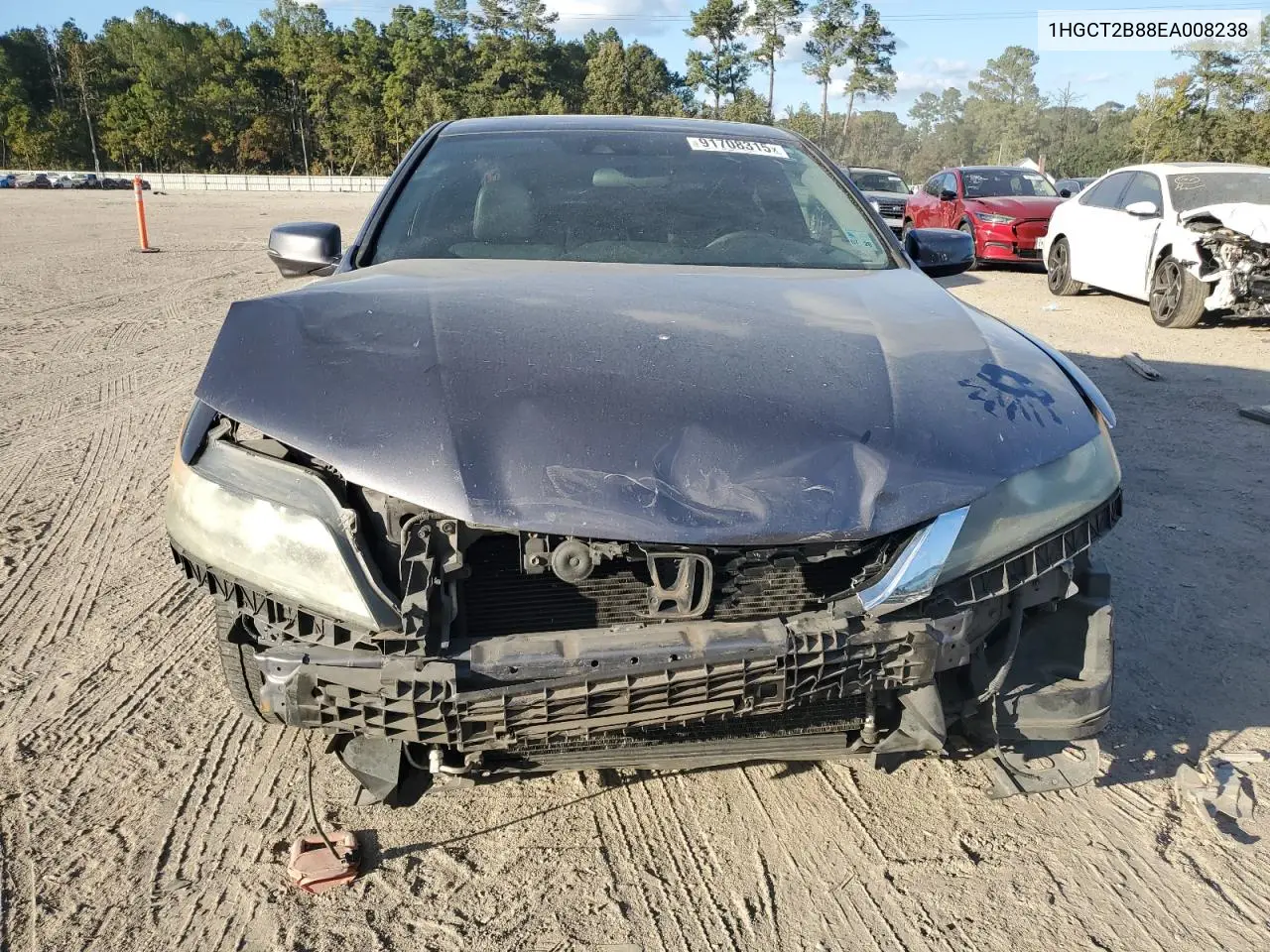 1HGCT2B88EA008238 2014 Honda Accord Exl