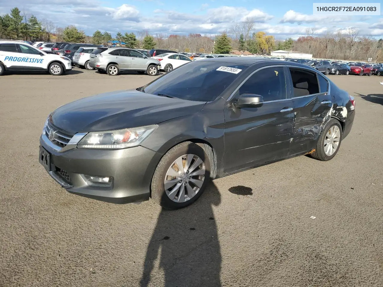 1HGCR2F72EA091083 2014 Honda Accord Ex