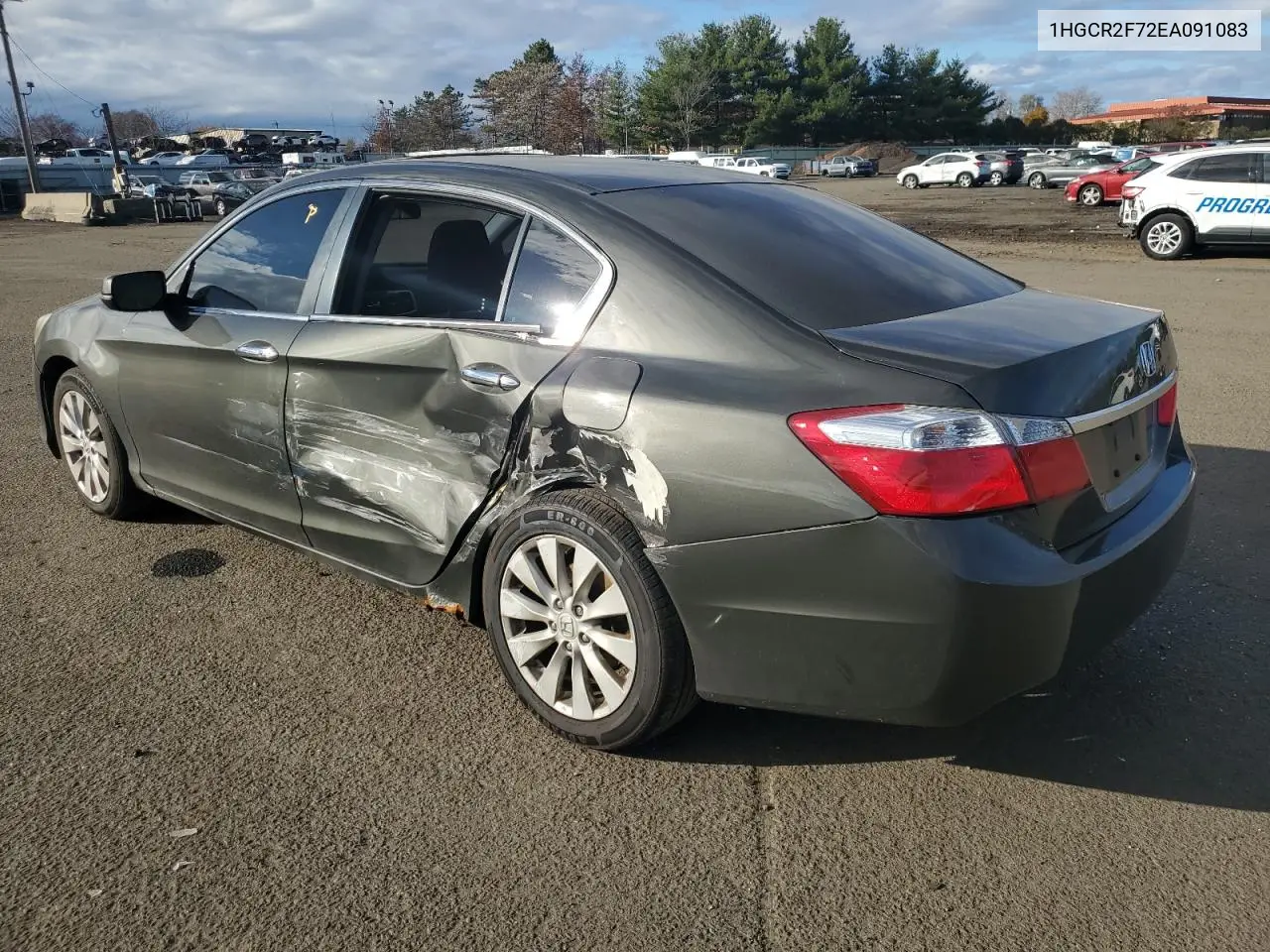 1HGCR2F72EA091083 2014 Honda Accord Ex
