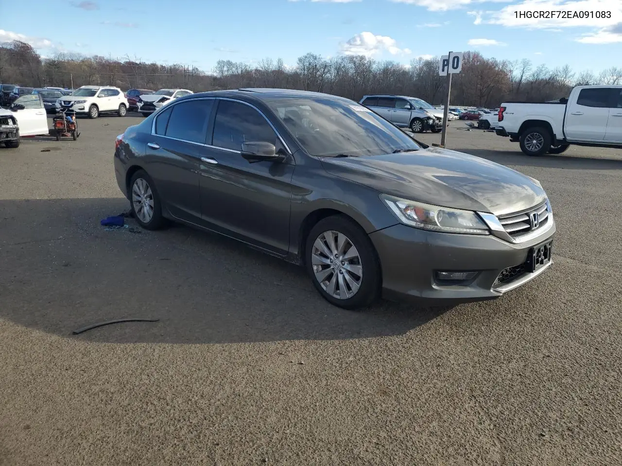 1HGCR2F72EA091083 2014 Honda Accord Ex