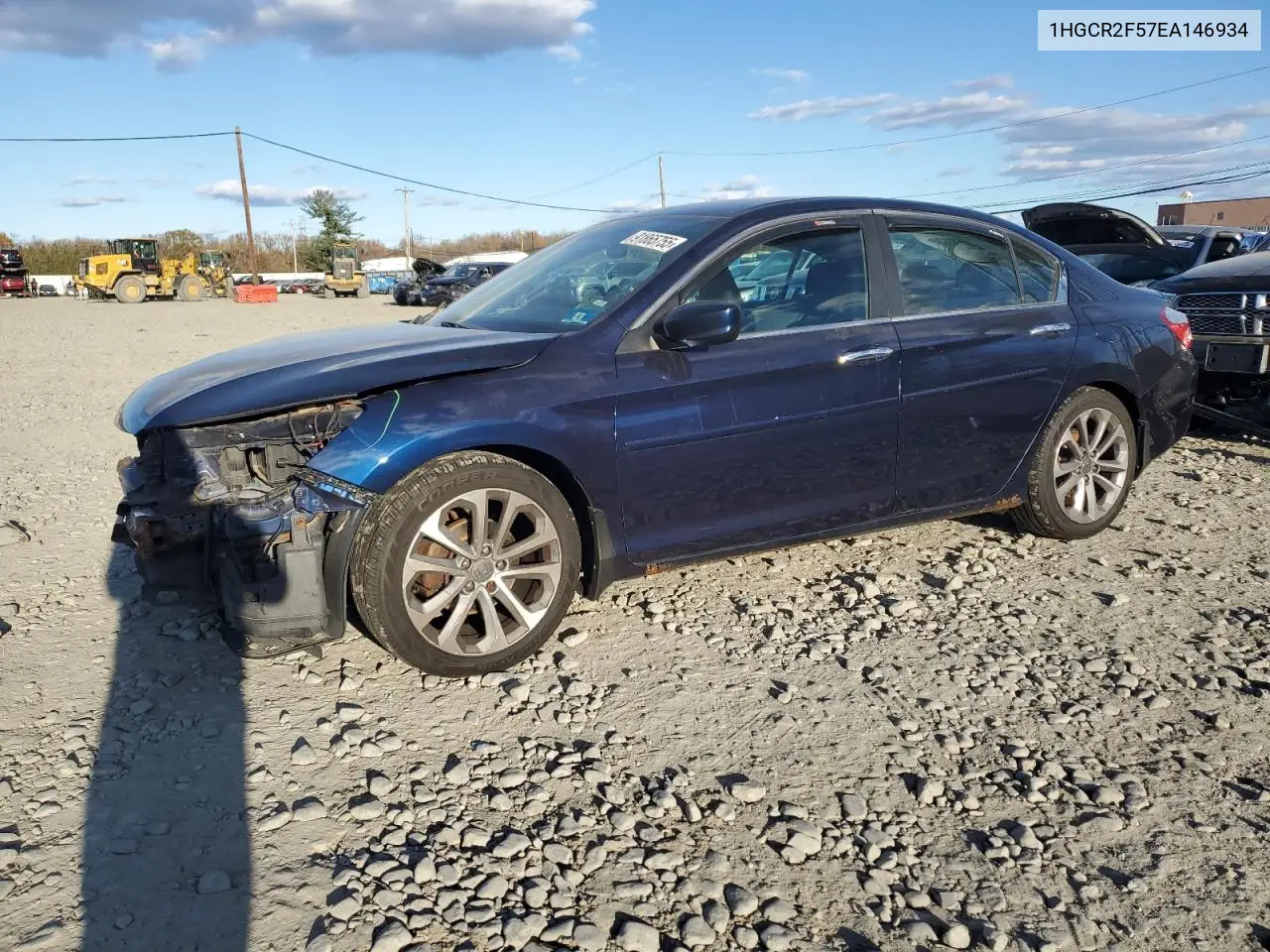 1HGCR2F57EA146934 2014 Honda Accord Sport