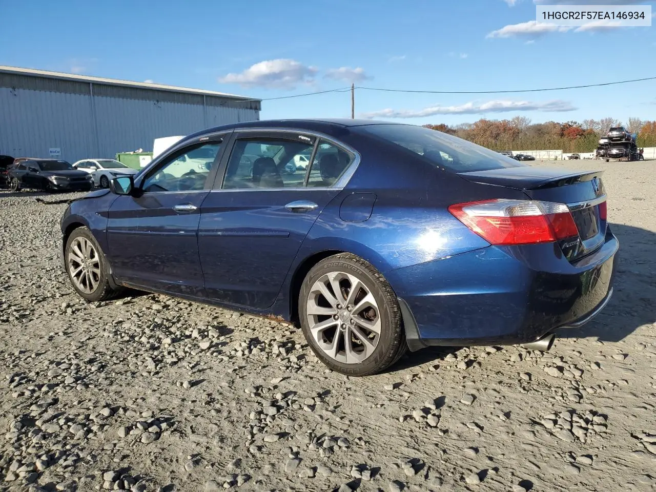1HGCR2F57EA146934 2014 Honda Accord Sport