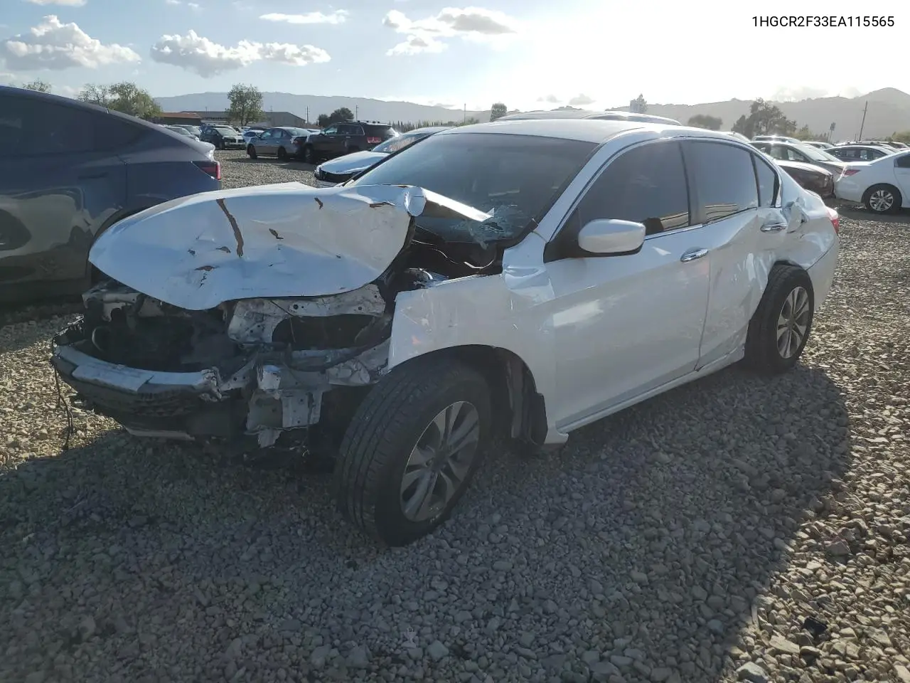 1HGCR2F33EA115565 2014 Honda Accord Lx