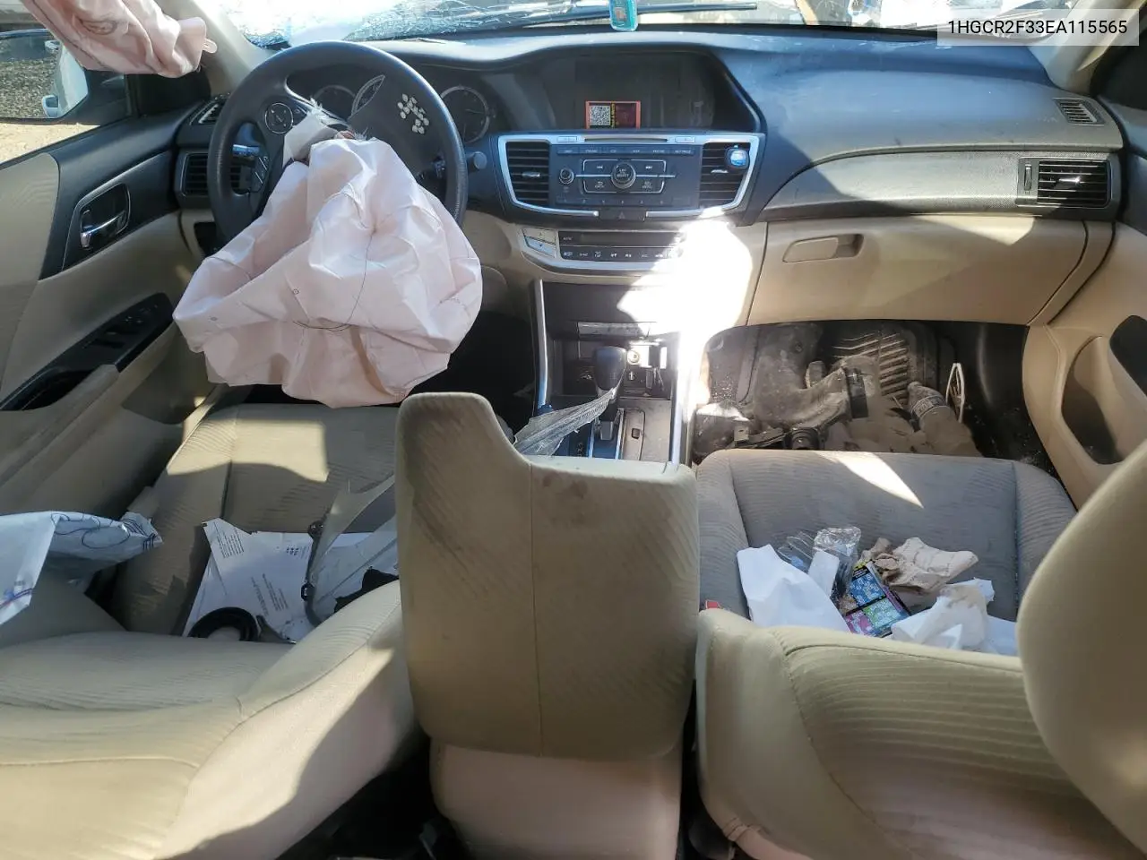 1HGCR2F33EA115565 2014 Honda Accord Lx