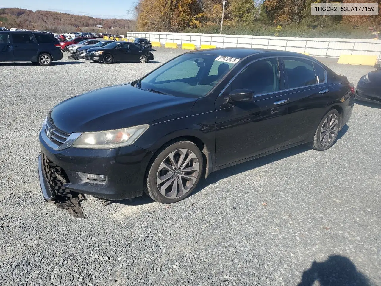 1HGCR2F53EA177159 2014 Honda Accord Sport
