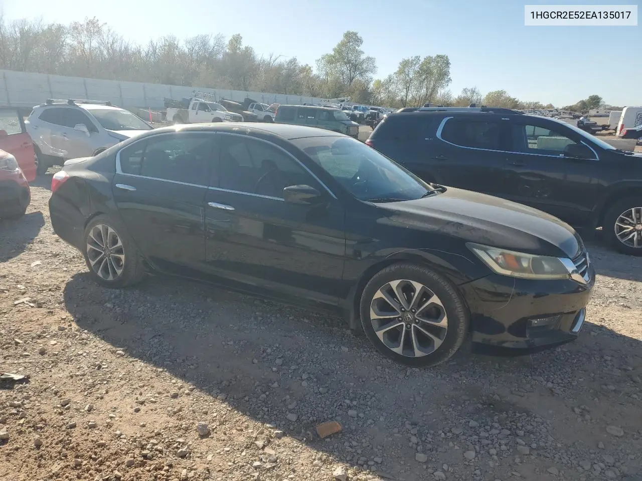 1HGCR2E52EA135017 2014 Honda Accord Sport
