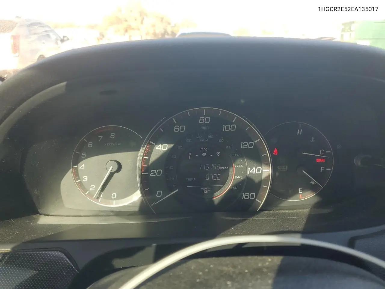 1HGCR2E52EA135017 2014 Honda Accord Sport