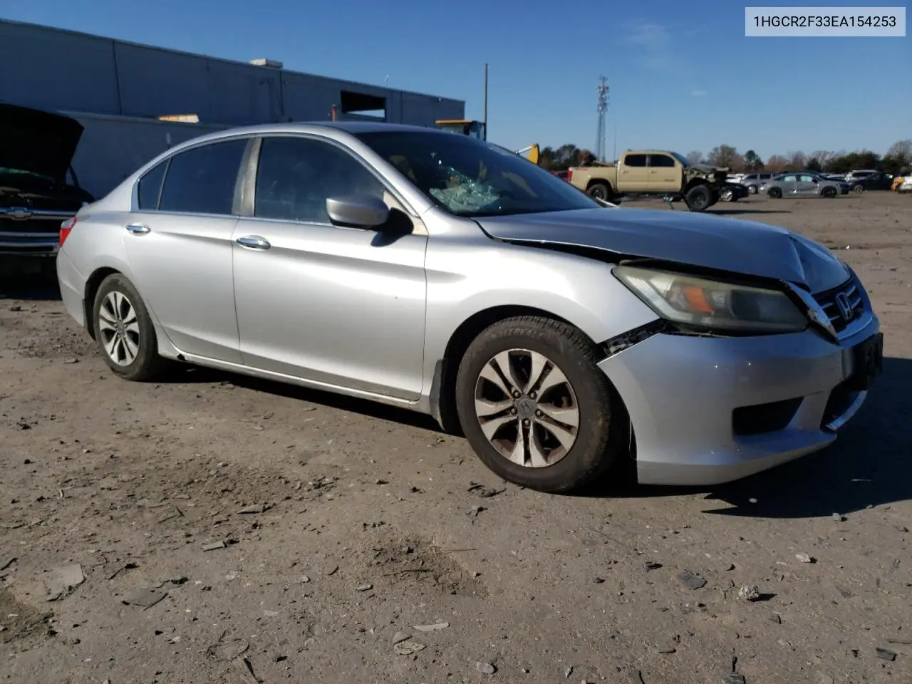 1HGCR2F33EA154253 2014 Honda Accord Lx