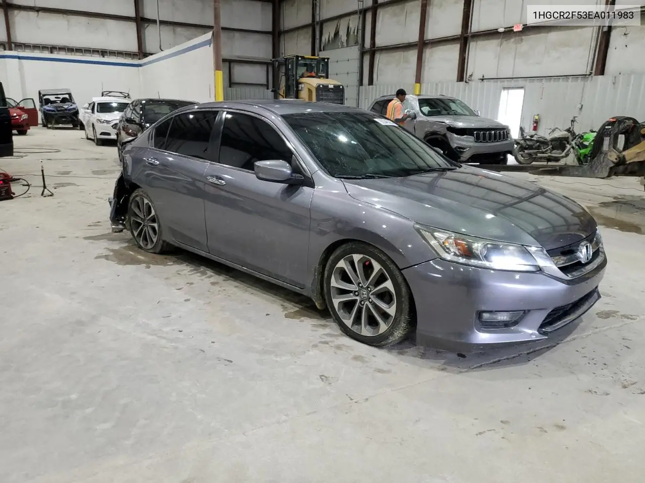 1HGCR2F53EA011983 2014 Honda Accord Sport