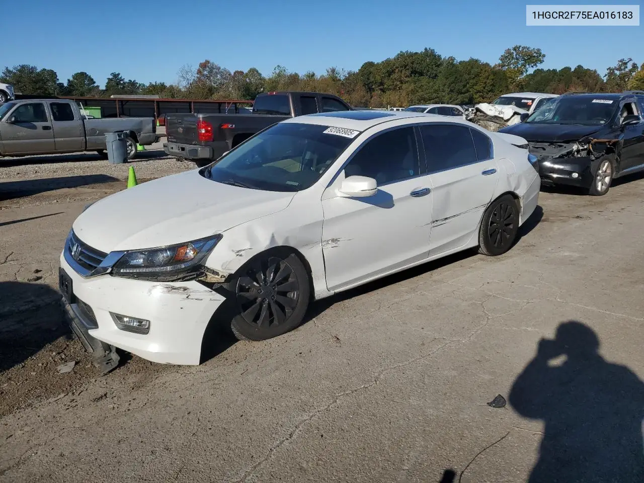 1HGCR2F75EA016183 2014 Honda Accord Ex