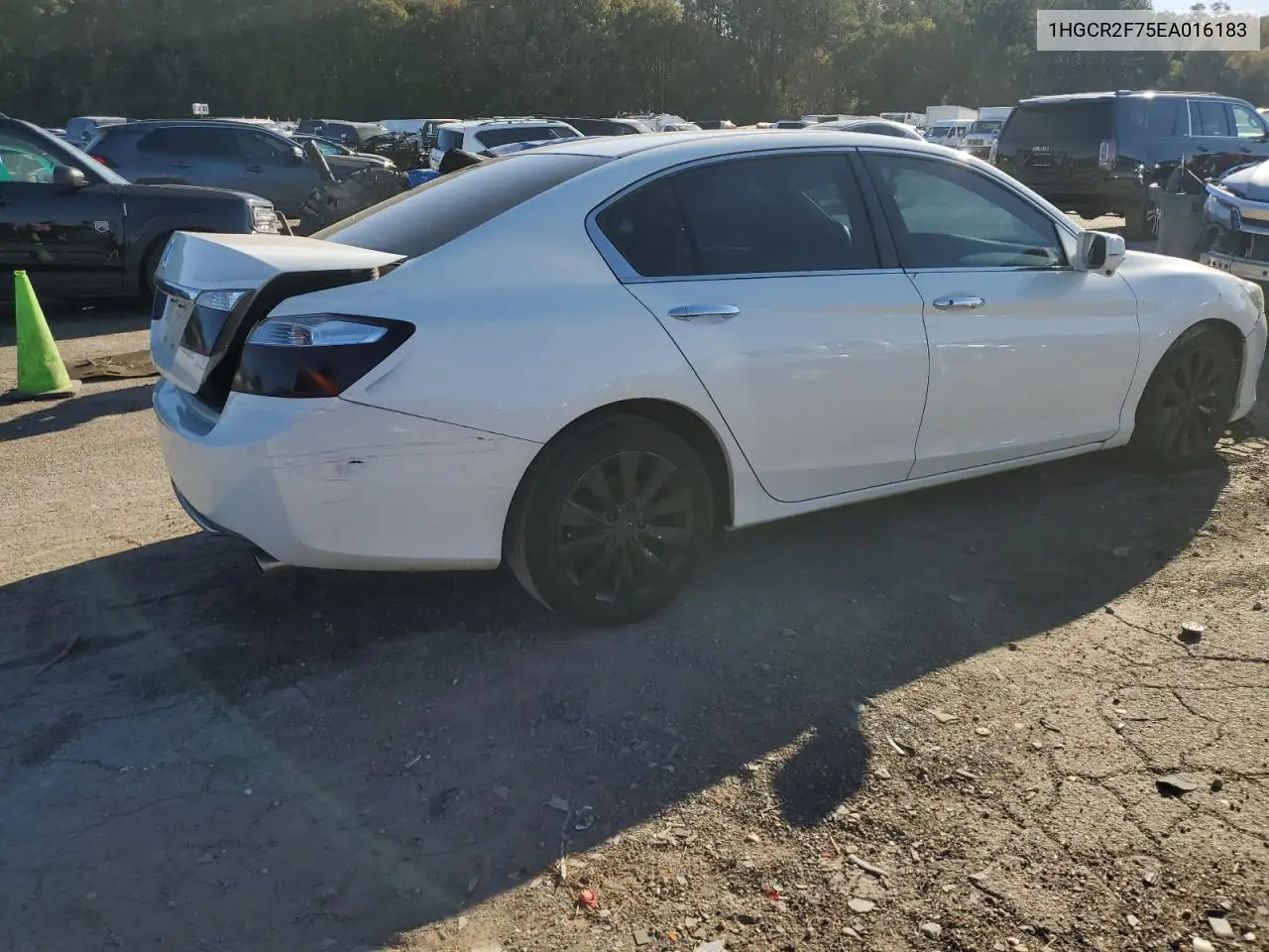 1HGCR2F75EA016183 2014 Honda Accord Ex