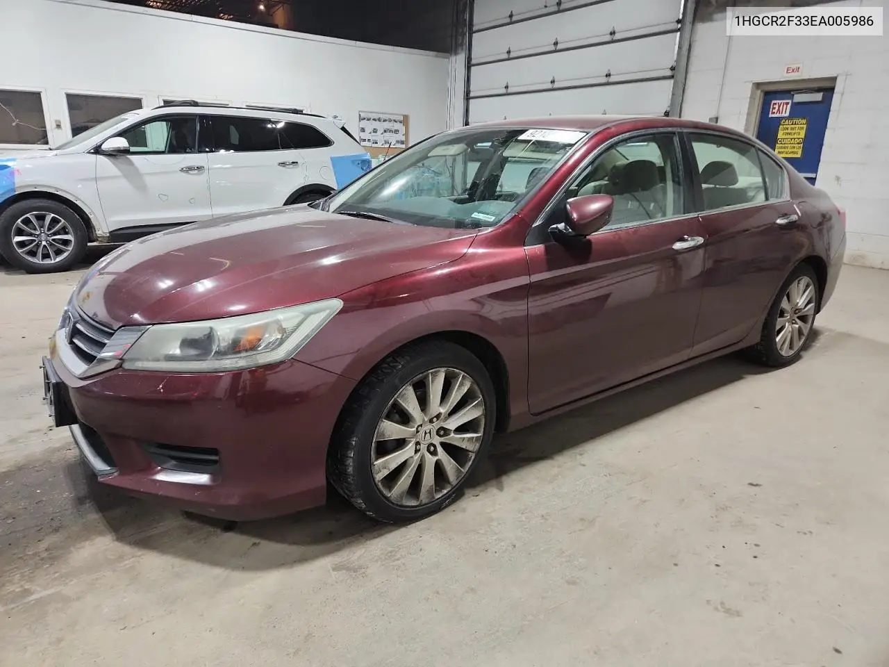 1HGCR2F33EA005986 2014 Honda Accord Lx