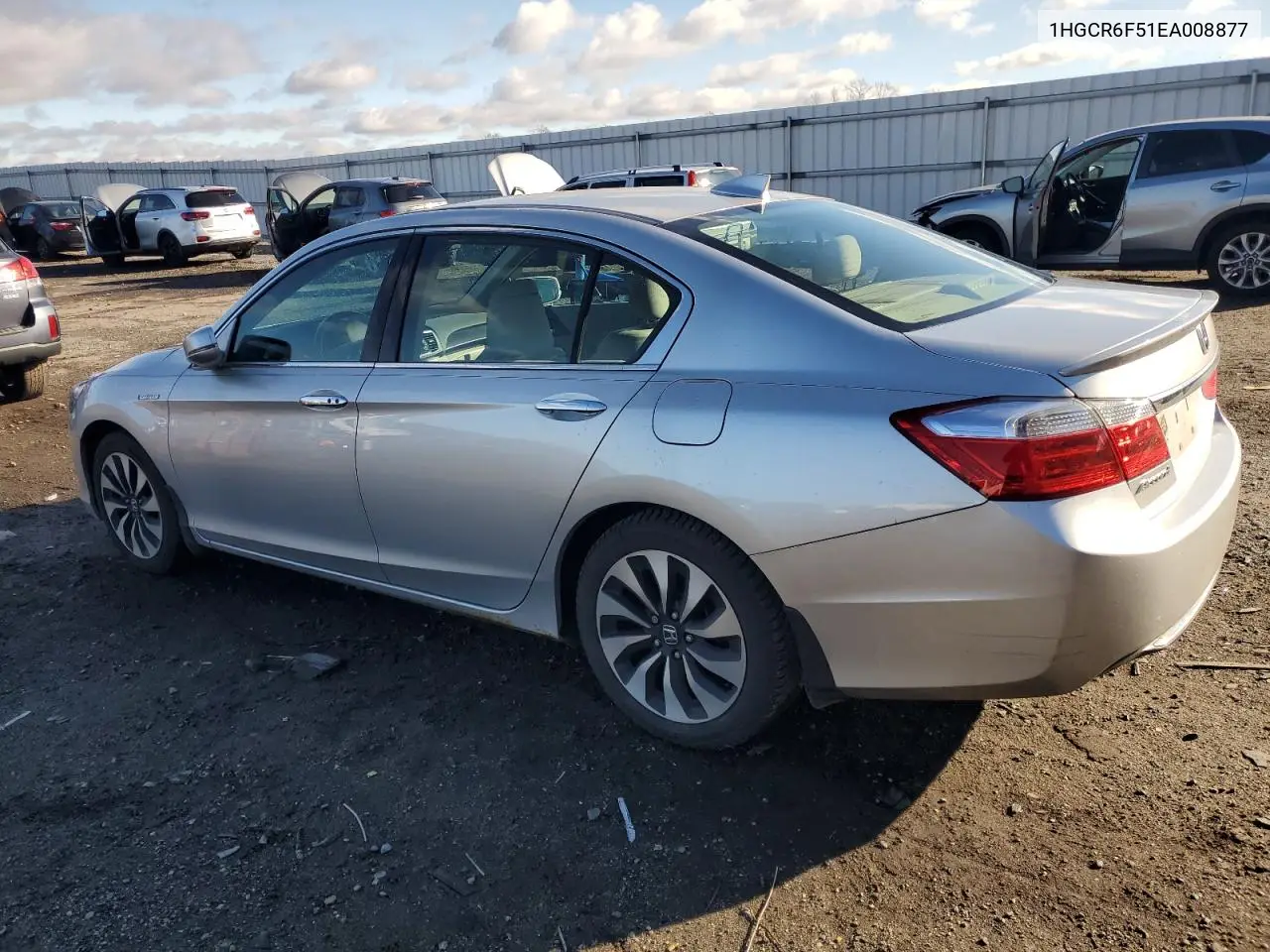 1HGCR6F51EA008877 2014 Honda Accord Hybrid Exl