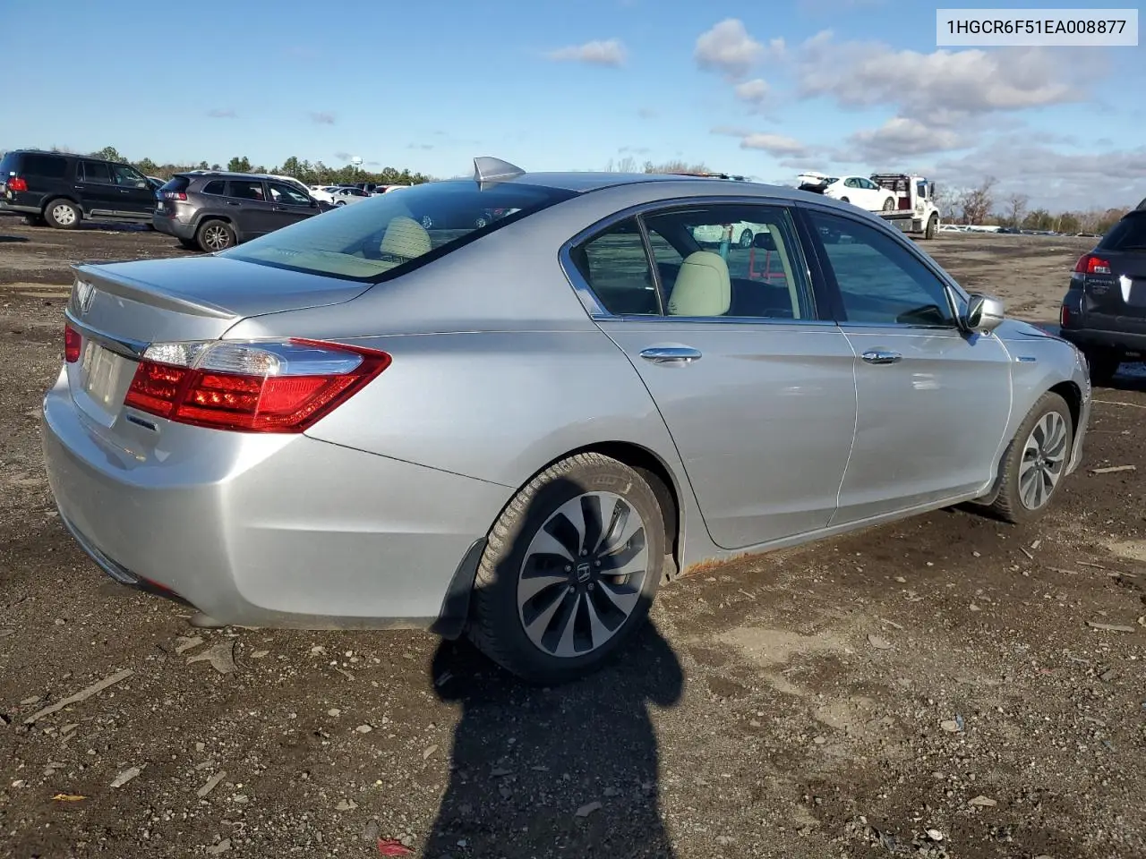1HGCR6F51EA008877 2014 Honda Accord Hybrid Exl