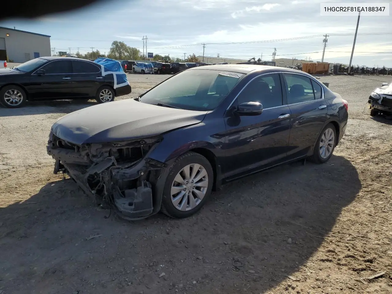 1HGCR2F81EA188347 2014 Honda Accord Exl