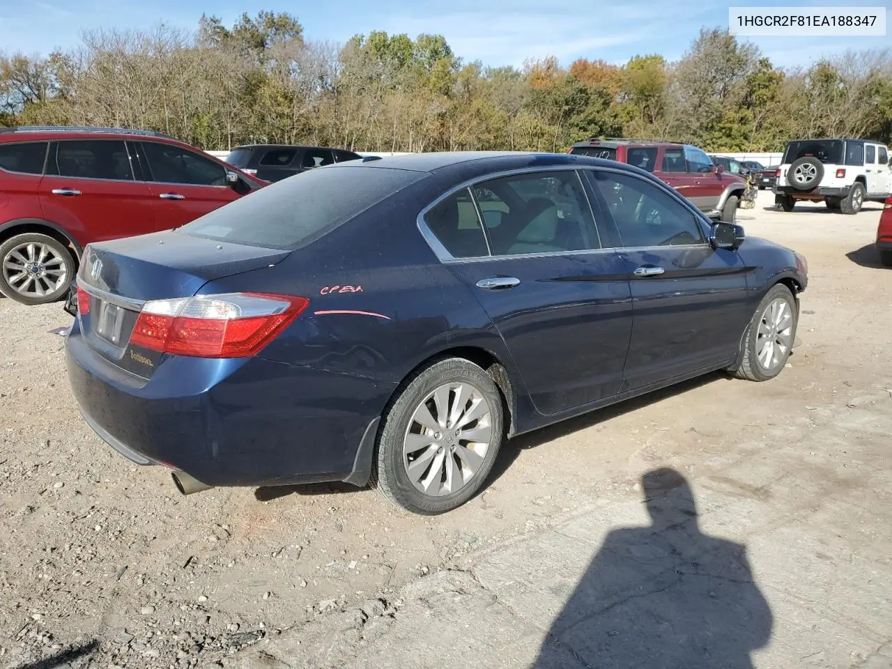 1HGCR2F81EA188347 2014 Honda Accord Exl
