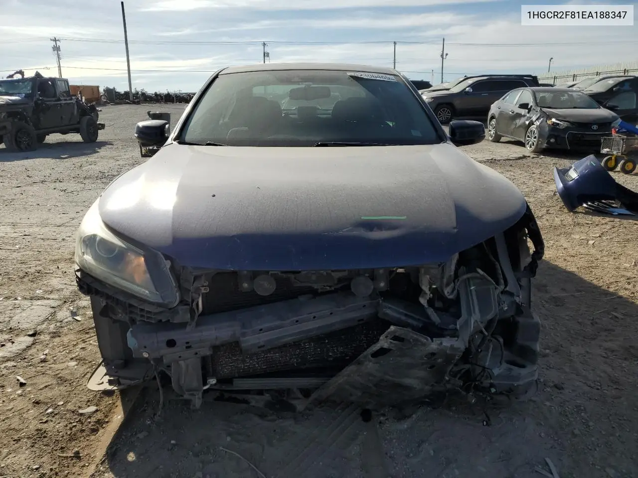 1HGCR2F81EA188347 2014 Honda Accord Exl